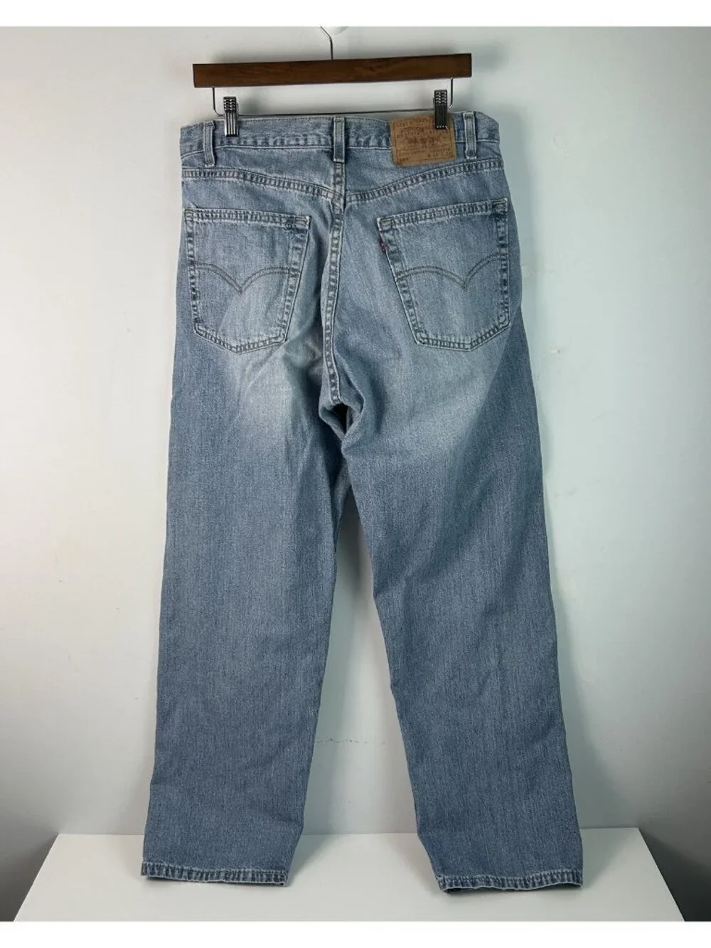 Levi's 569 Jeans Men Size 34 X 32 Blue Straight Fit Dry Goods VTG Grunge 1998